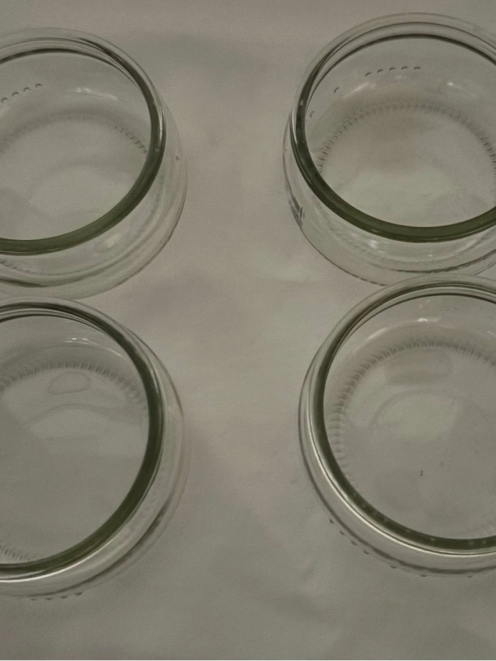 Clear Glass Dessert or Sauce Ramekins SetOf 4. (I Have 2 set )